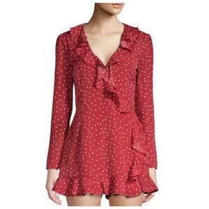 Lovers &‎ Friends Red Romper Size XS